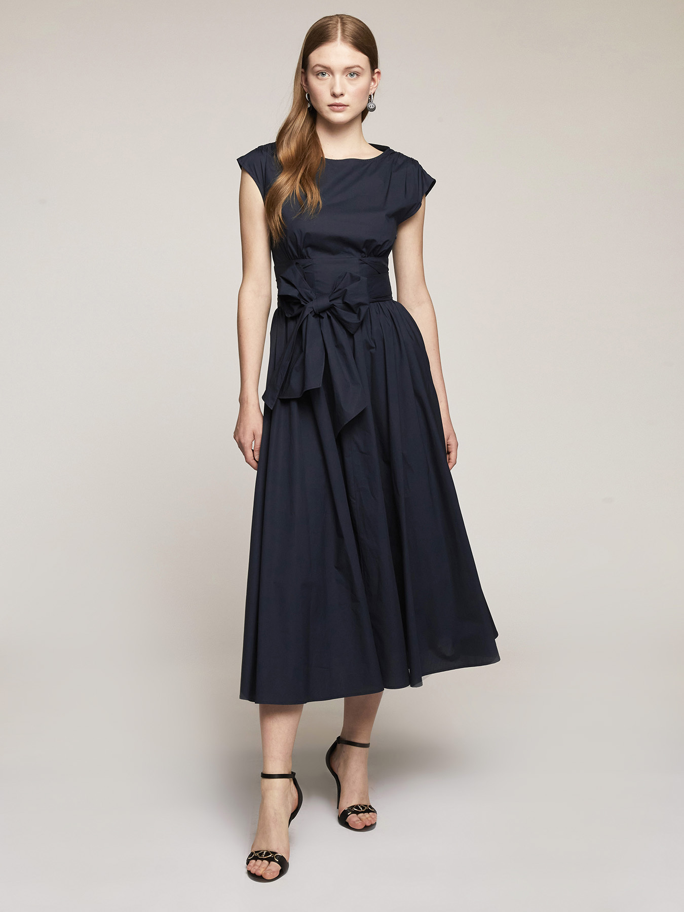 Midi-Kleid aus Popeline image number 0