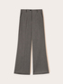 Pinstriped palazzo pants with lurex image number 3