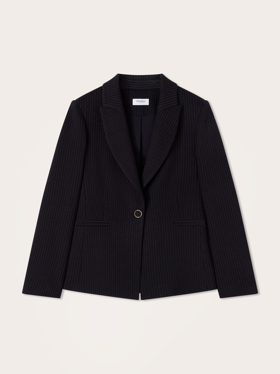 Pinstripe blazer in Milano stitch