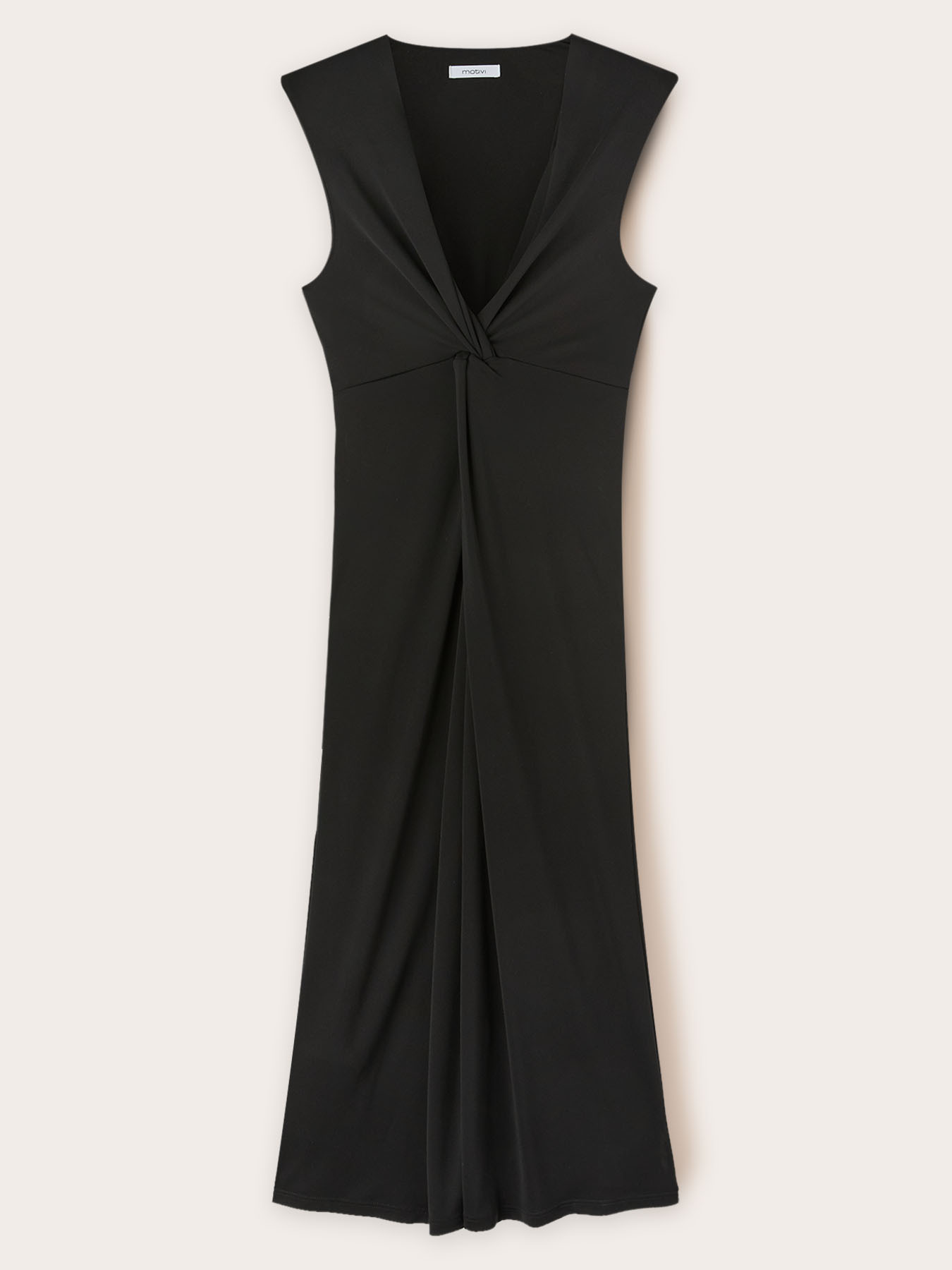 Jersey dress with knot image number 4