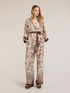 Palazzo pants in viscose satin image number 2