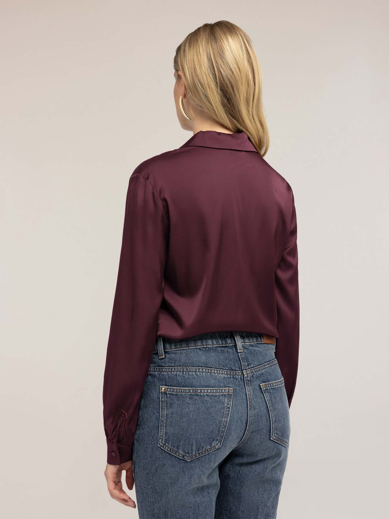 Chemise en satin image number 1