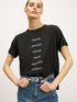 T-shirt bi-matière avec impression image number 2