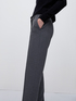 Solid colour stovepipe trousers image number 2