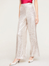 Full sequin palazzo trousers image number 0