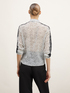 Polka dot shirt with lace inserts image number 1