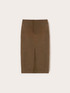 Bodycon skirt with front slit image number 4