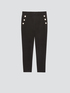 Pantaloni skinny con motivo bottoni image number 3