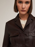 Jacke aus beschichtetem Stoff mit G&uuml;rtel image number 3