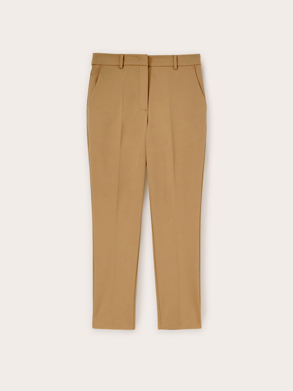 Regular fit trousers in technical fabric