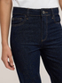 Jeans palazzo con strass all over image number 3