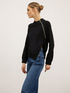 Turtleneck sweater with side zip image number 3
