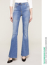 Flare-Jeans Elle mit hohem Bund image number 2