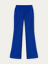 Pantaloni flare tinta unita image number 3