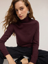 Rollkragenpullover aus Kaschmir mit Ajourmuster image number 3