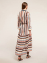 Striped summer chemisier dress image number 1