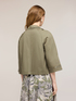 Short trench coat with ajour&eacute; detail image number 1