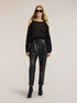Carrot-fit pants with belt image number 0