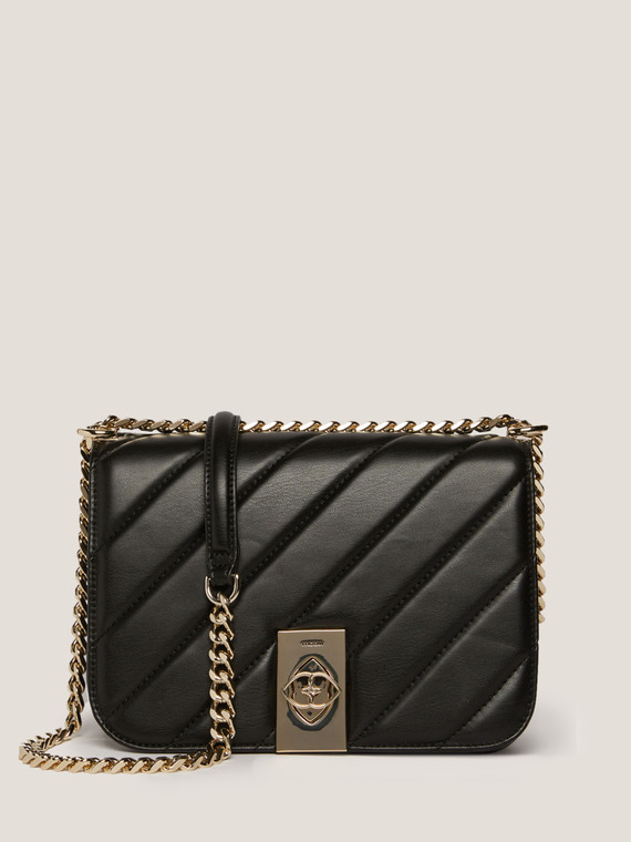 City Bag in similpelle effetto quilted