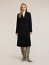 Double-breasted coat in wool blend drap image number 0