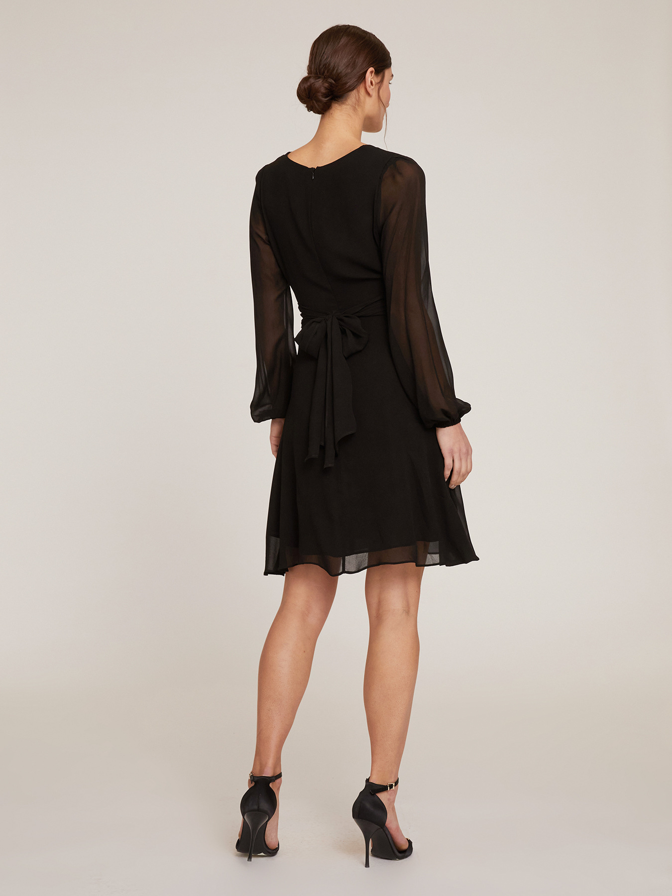 Short georgette dress image number 1