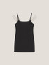 Mini dress with shoulder straps in linked rhinestones image number 4