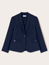 Blazer monopetto in cotone tecnico image number 4