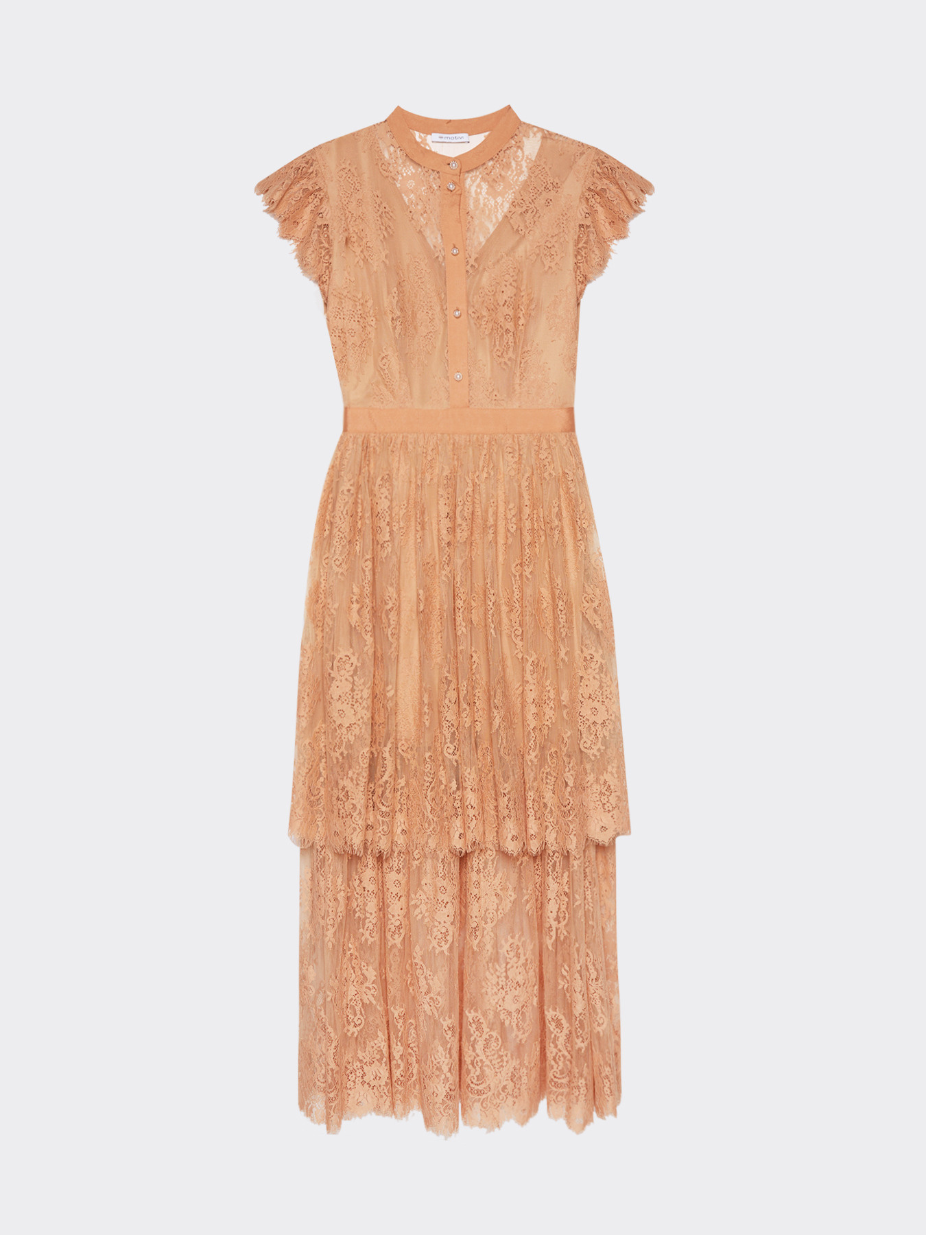 Vestito lungo in pizzo image number 3