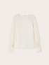 Blouse avec manches raglan semi-transparentes image number 4