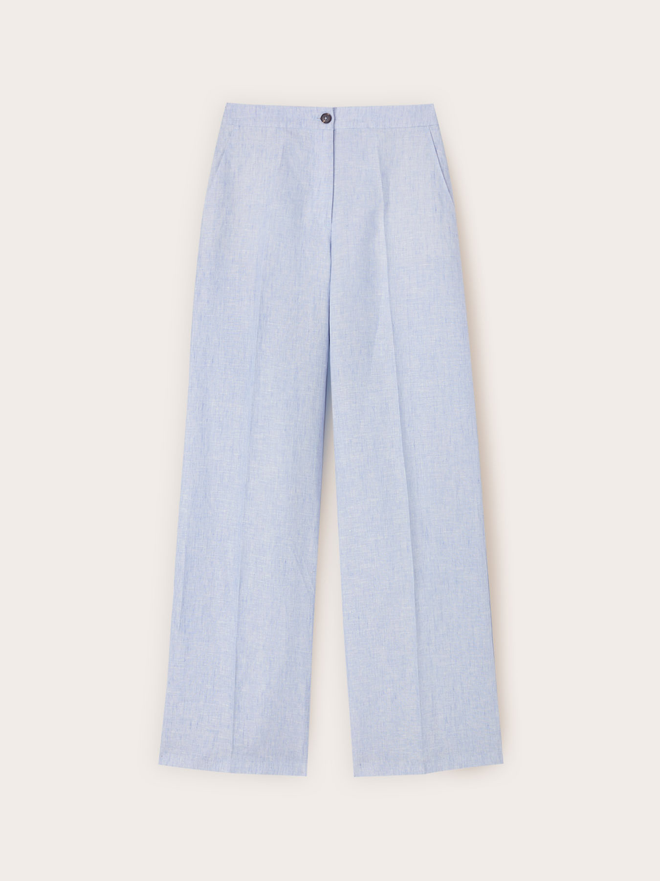 Linen palazzo pants image number 4