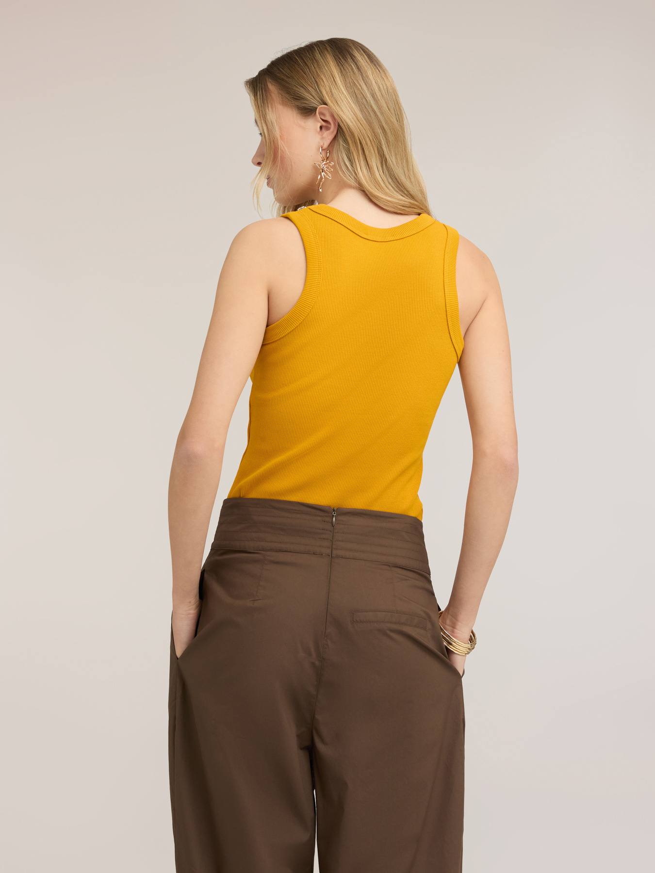 Top with rhinestones on the neckline image number 1