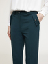 Pantaloni regular in punto milano image number 2