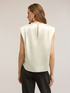Satin blouse with straps image number 1