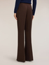 Pantalon flare avec pli marqu&eacute; image number 1
