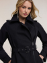 Gabardine trench coat with asymmetric closure image number 2