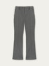 Flared pinstripe trousers image number 1