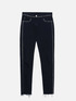 Schwarze Skinny-Jeans mit Nieten image number 3