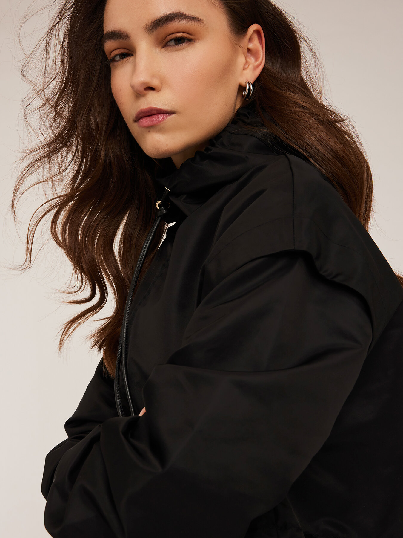 Parka aus Nylon mit Tunnelzug image number 2
