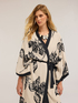 Patterned viscose kimono image number 2