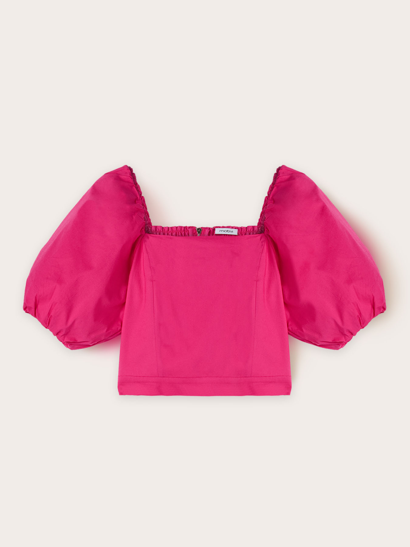 Top con mangas globo image number 4