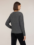 F&auml;chermuster-Strickpullover mit Lurex image number 1