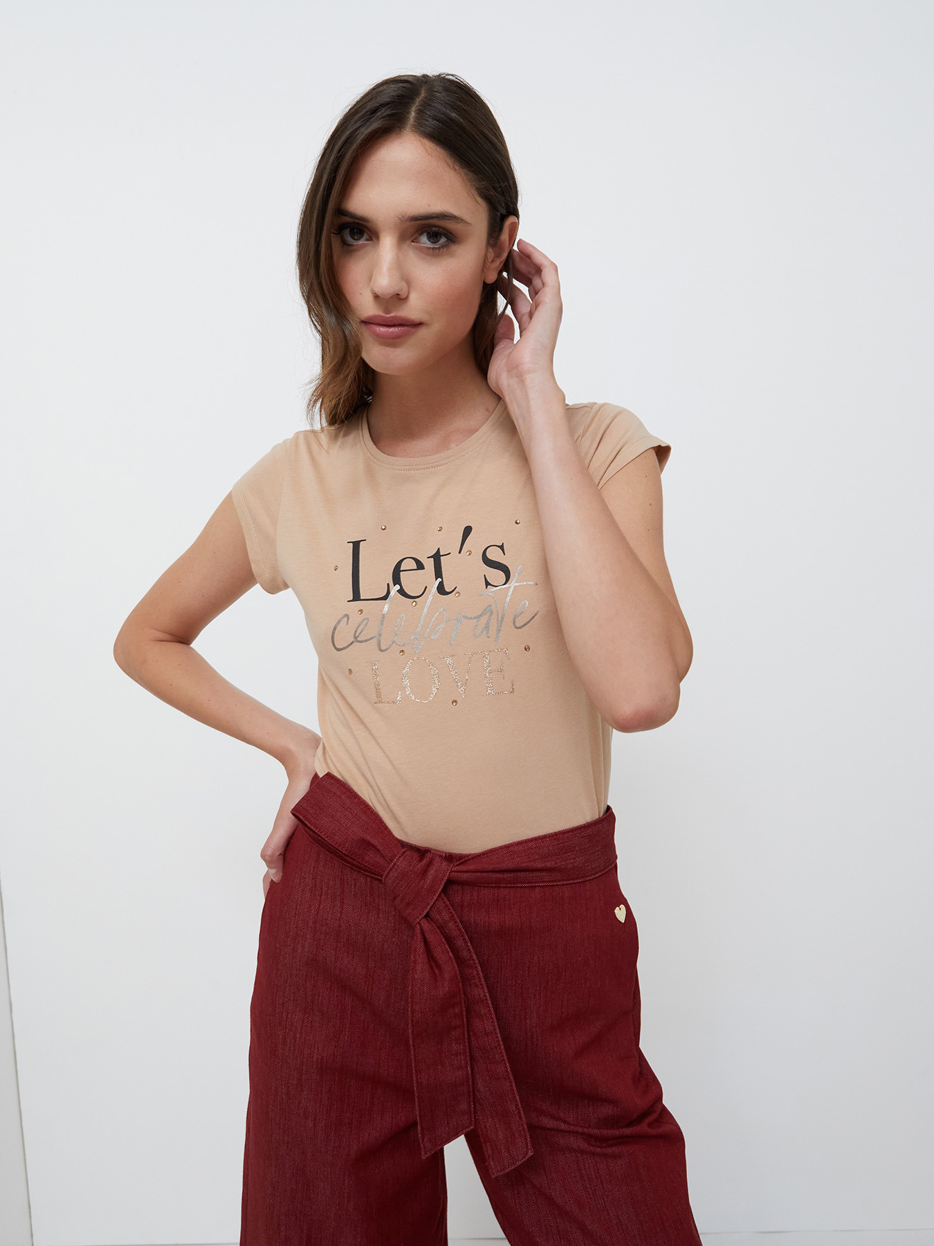 T-shirt con scritta image number 2