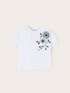 T-shirt en jersey avec applications florales image number 4