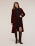 Double-breasted coat in wool blend drap image number 2