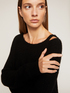 Sweater with cut-out feature on the neckline image number 2