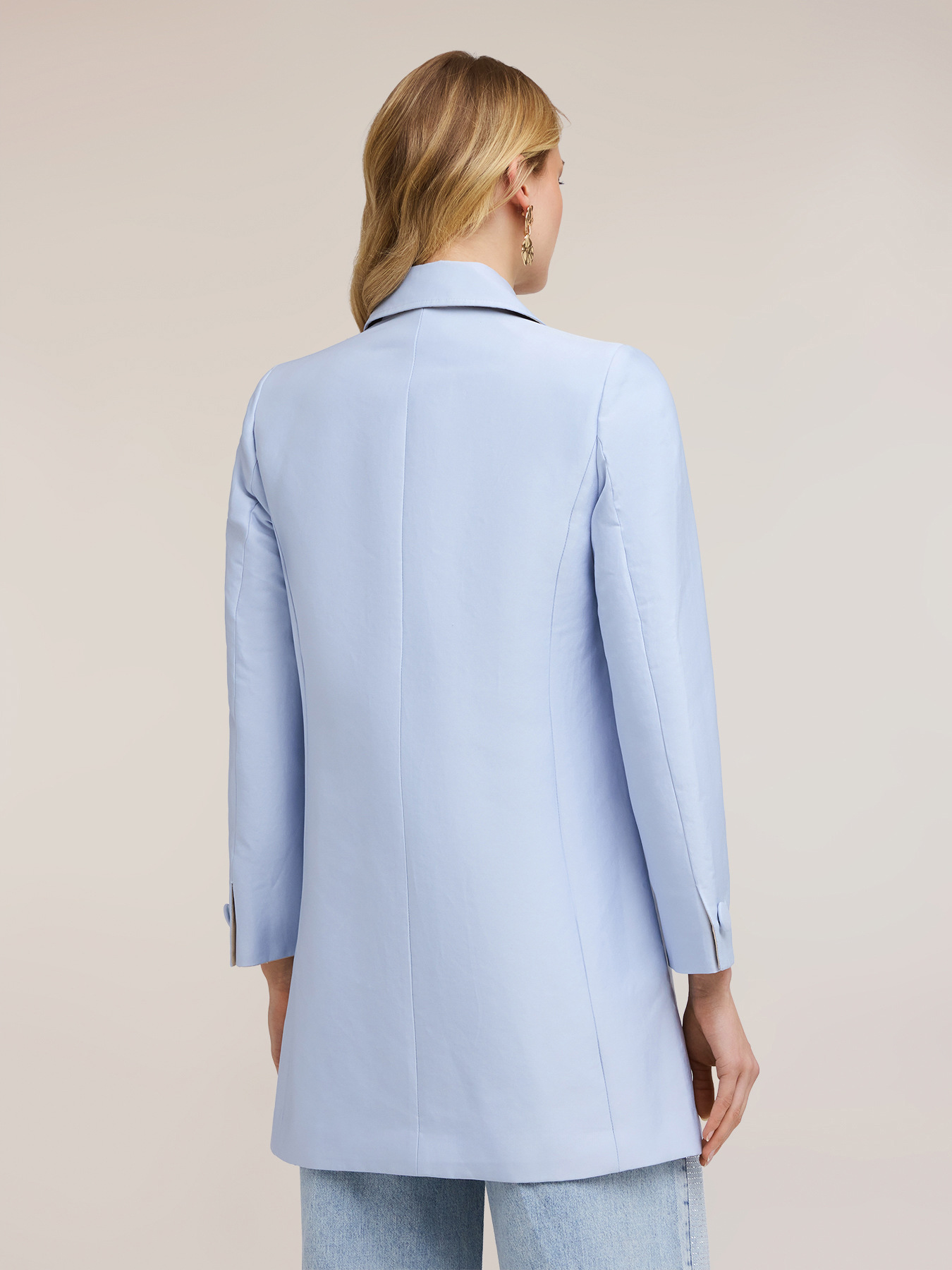Cappotto in raso di cotone image number 1