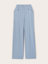 Pantalon palazzo en tissu teint fil &agrave; rayures image number 4