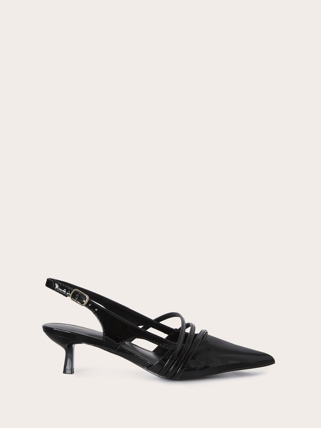 Slingback-Pumps mit Riemchen und Kitten-Absatz image number 1