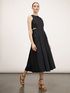 Vestito midi con cut-out sui fianchi image number 3
