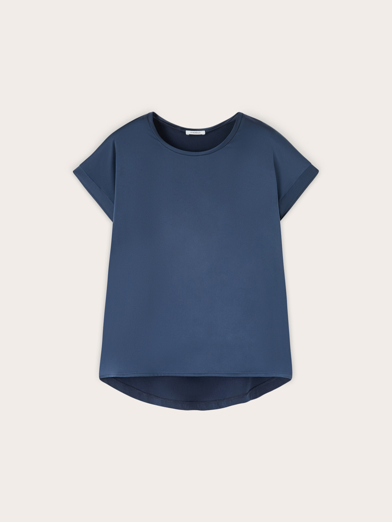 Two-material T-shirt image number 0